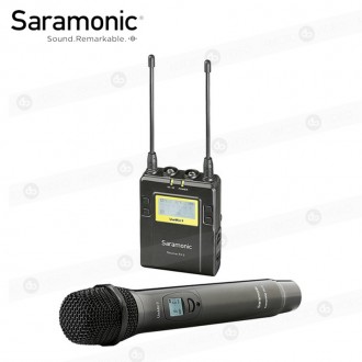 Micrófono Saramonic UwMic9 Camera-Mount Wireless Cardioid Handheld Microphone System Kit4